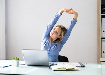 healthy desk exercises- health insurance- insurance broker- Gargash Insurance