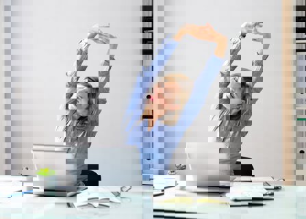 healthy desk exercises- health insurance- insurance broker- Gargash Insurance